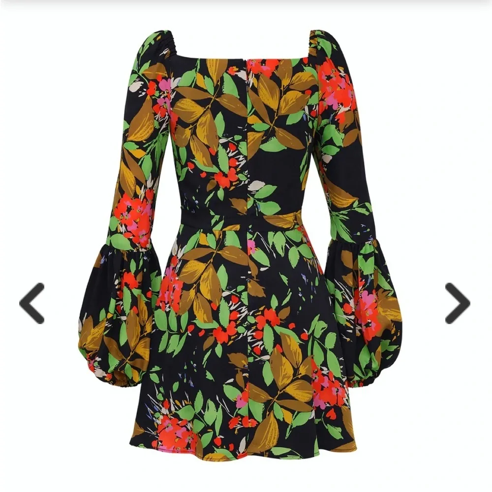 Women’s Catrina Dress size 8 in Navy‎ and floral print Autumn Adeigbo